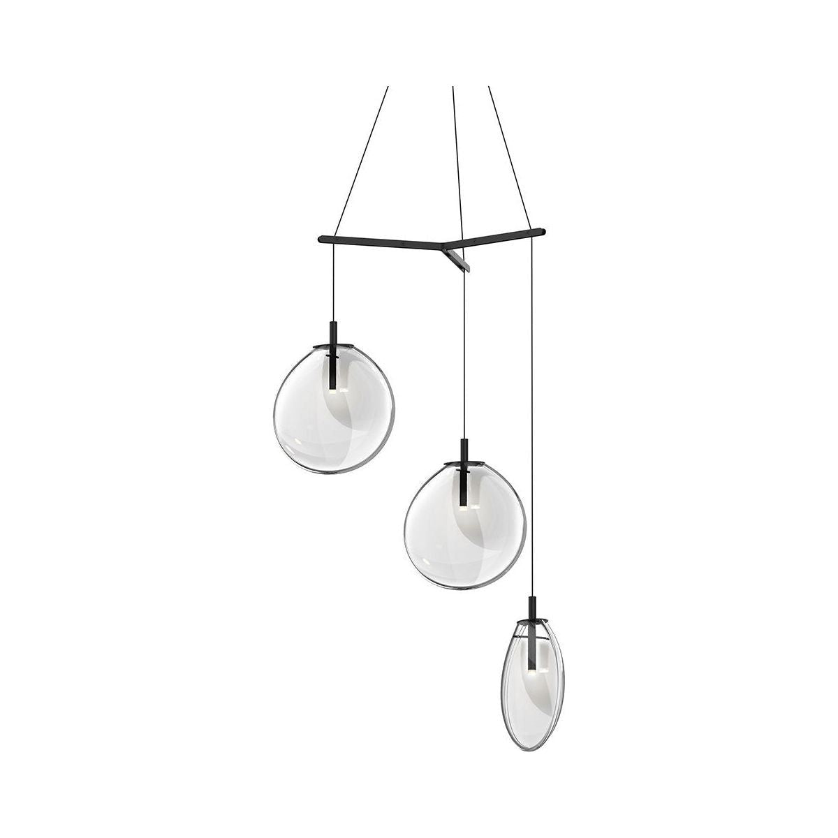 Cantina Medium 3-Light Tri-Spreader LED Pendant