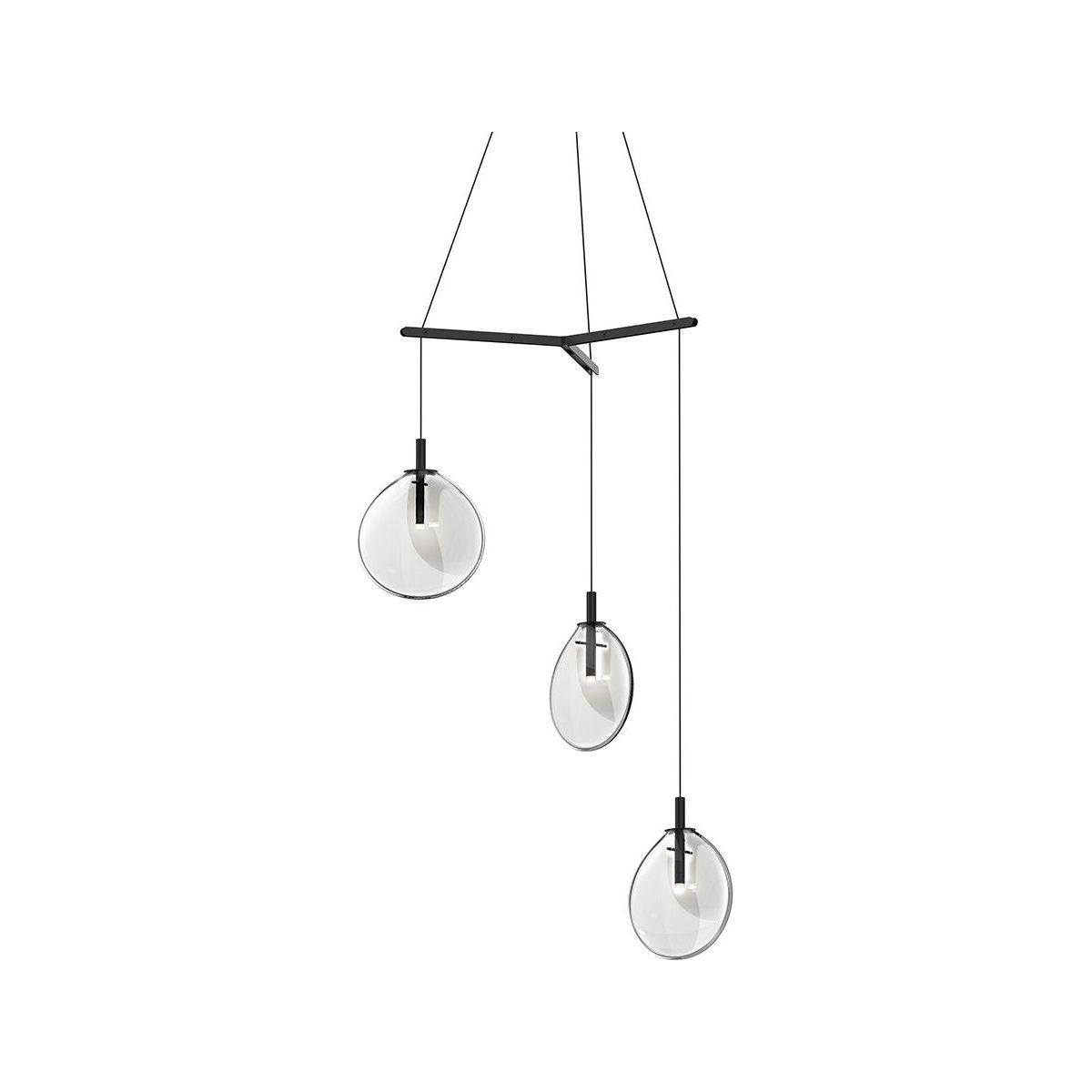 Cantina Small 3-Light Tri-Spreader LED Pendant