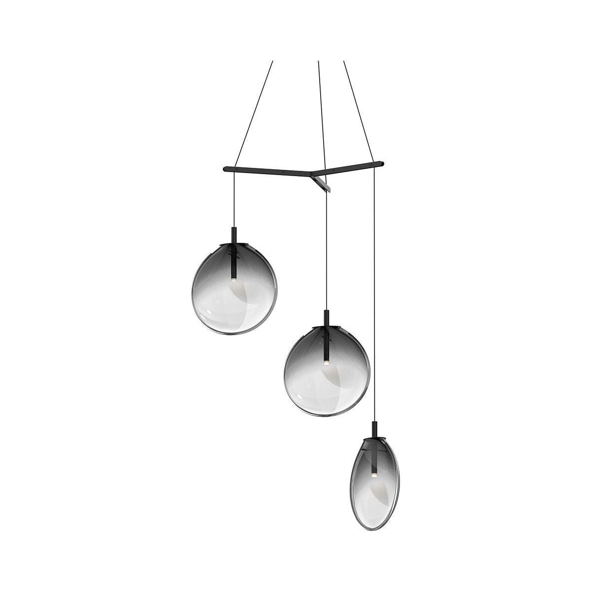 Cantina Medium 3-Light Tri-Spreader LED Pendant