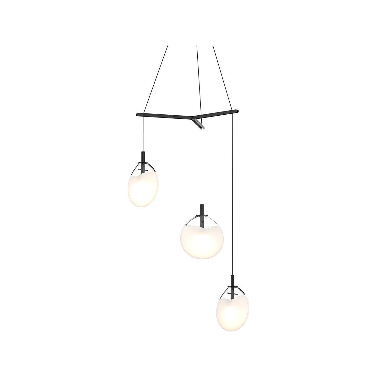 Cantina Small 3-Light Tri-Spreader LED Pendant