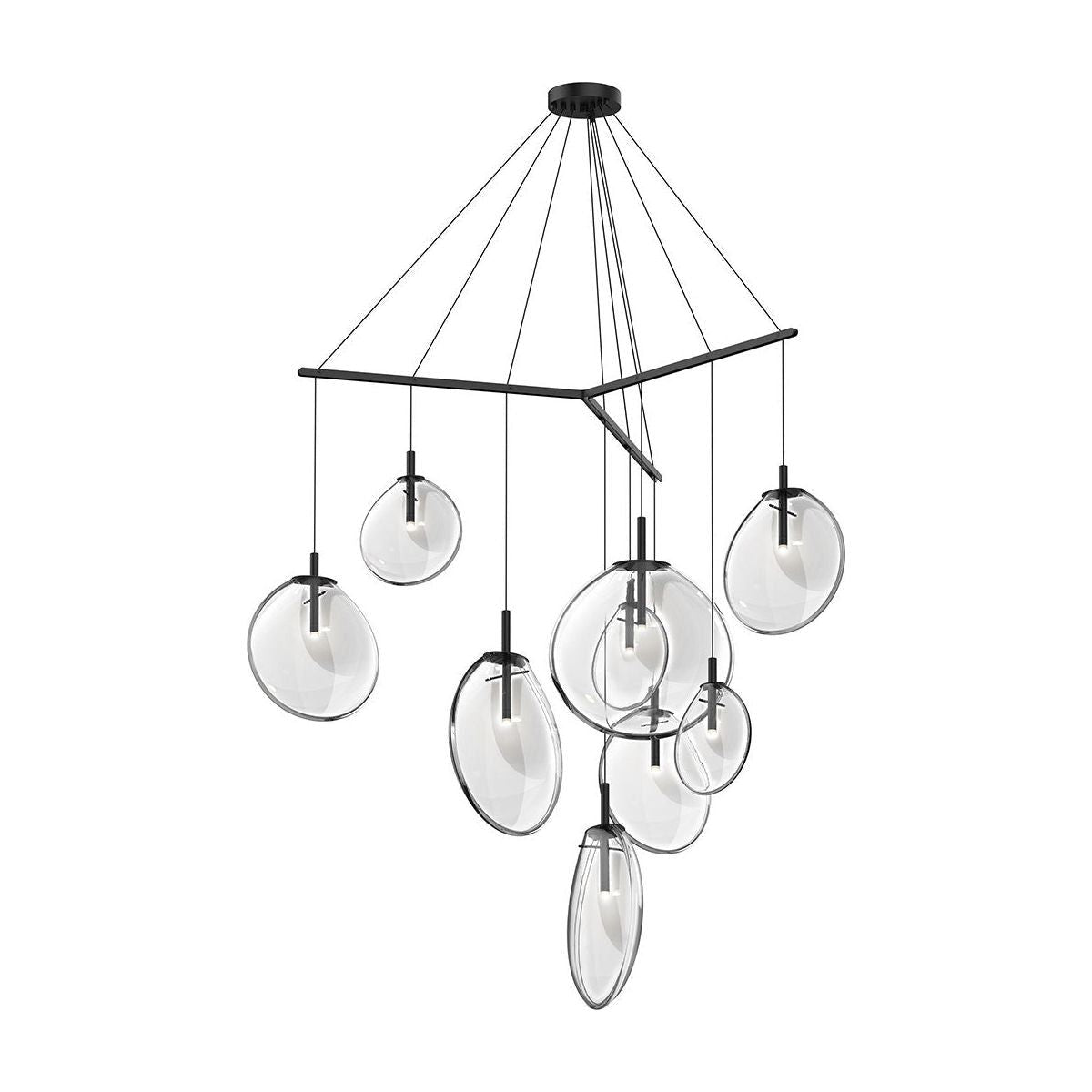 Cantina 9-Light Tri-Spreader LED Pendant