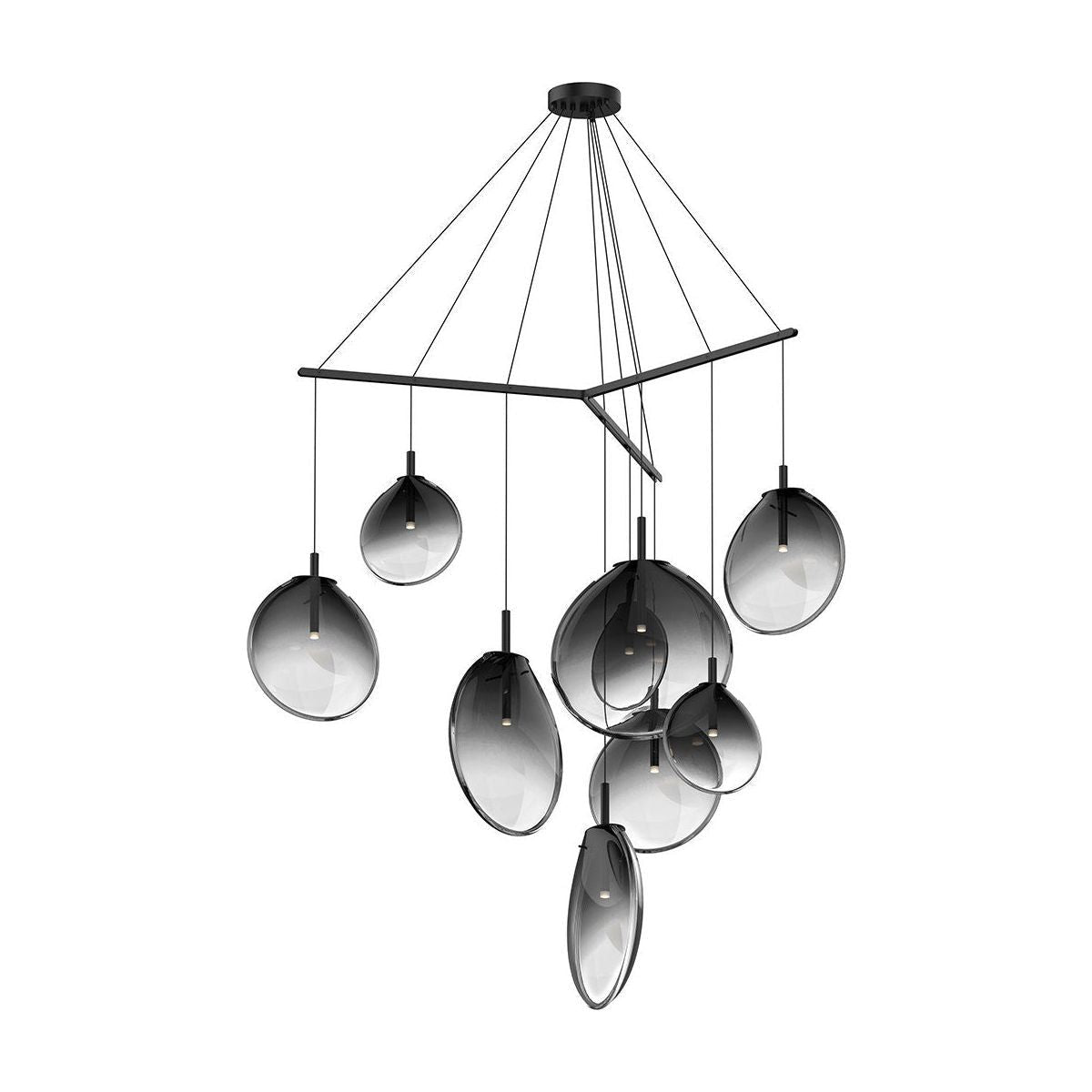 Cantina 9-Light Tri-Spreader LED Pendant