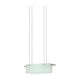 Suspended Glass Slim LED 18" Pendant