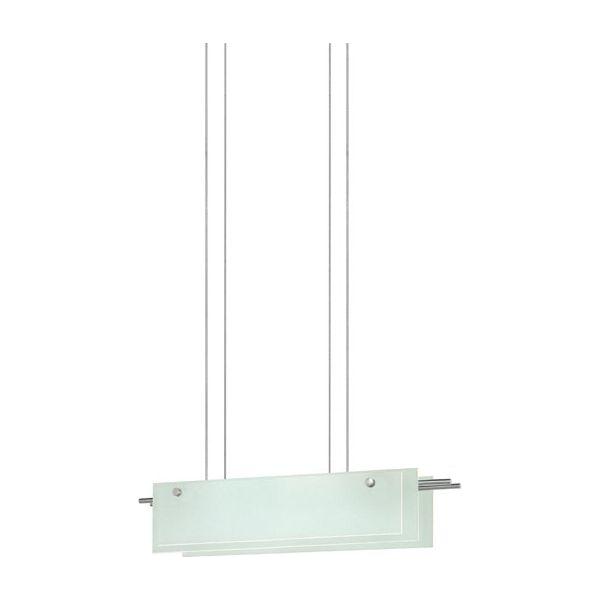 Suspended Glass Slim LED 24" Pendant