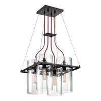Square Ring 4-Light Square Pendant