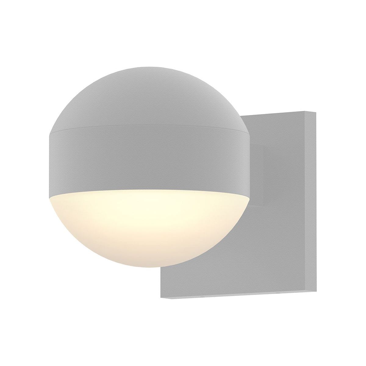 REALS Downlight LED Sconce with Dome Cap and Dome Lens