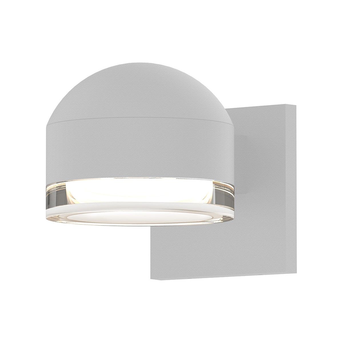 REALS Downlight LED Sconce with Dome Cap and Cylinder Lens