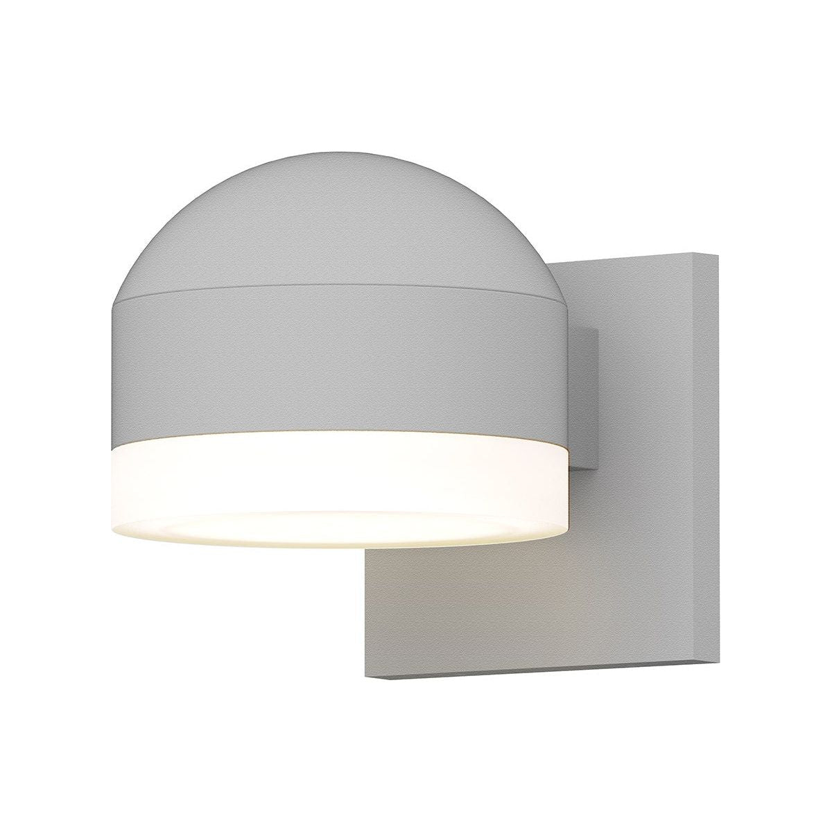 REALS Downlight LED Sconce with Dome Cap and Cylinder Lens