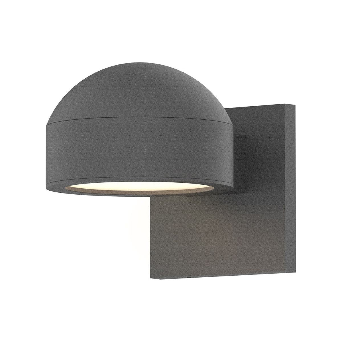 REALS Downlight LED Sconce with Dome Cap and Plate Lens