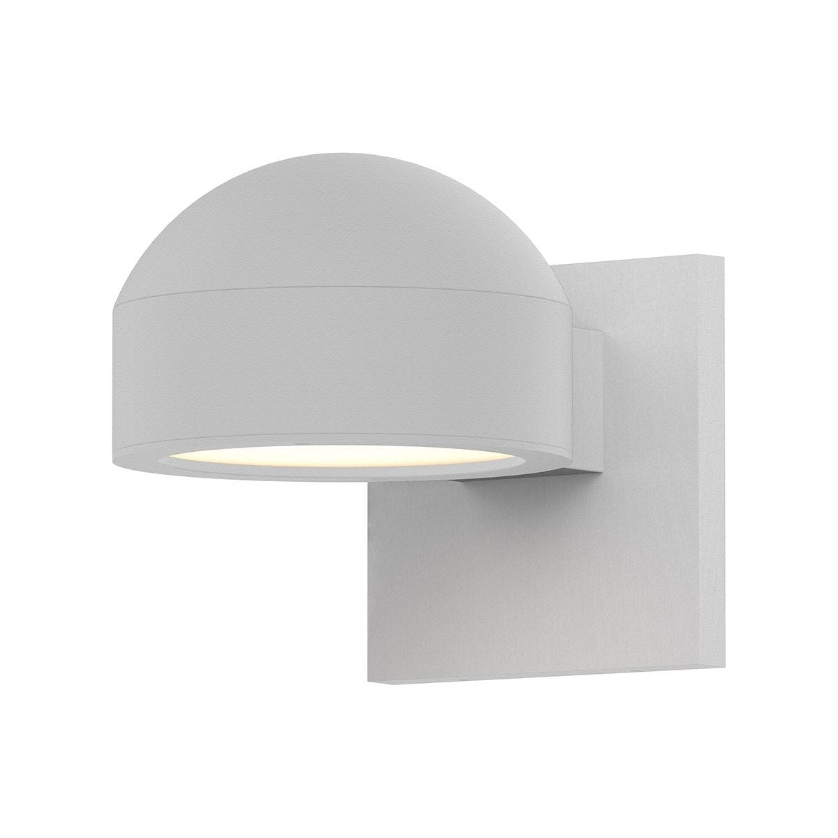 REALS Downlight LED Sconce with Dome Cap and Plate Lens