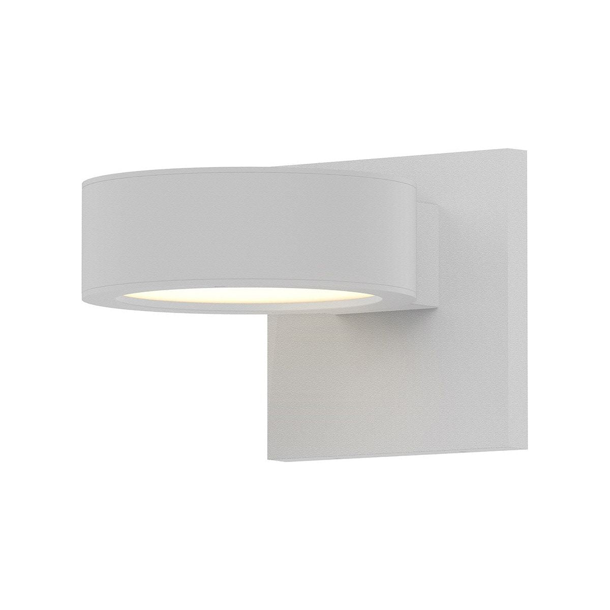 REALS Downlight LED Sconce with Plate Cap and Plate Lens