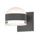 REALS Up/Down LED Sconce with Dome Top and Cylinder Bottom