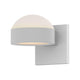 REALS Up/Down LED Sconce with Dome Top and Plate Bottom
