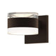 REALS Up/Down LED Sconce with Cylinder Lenses