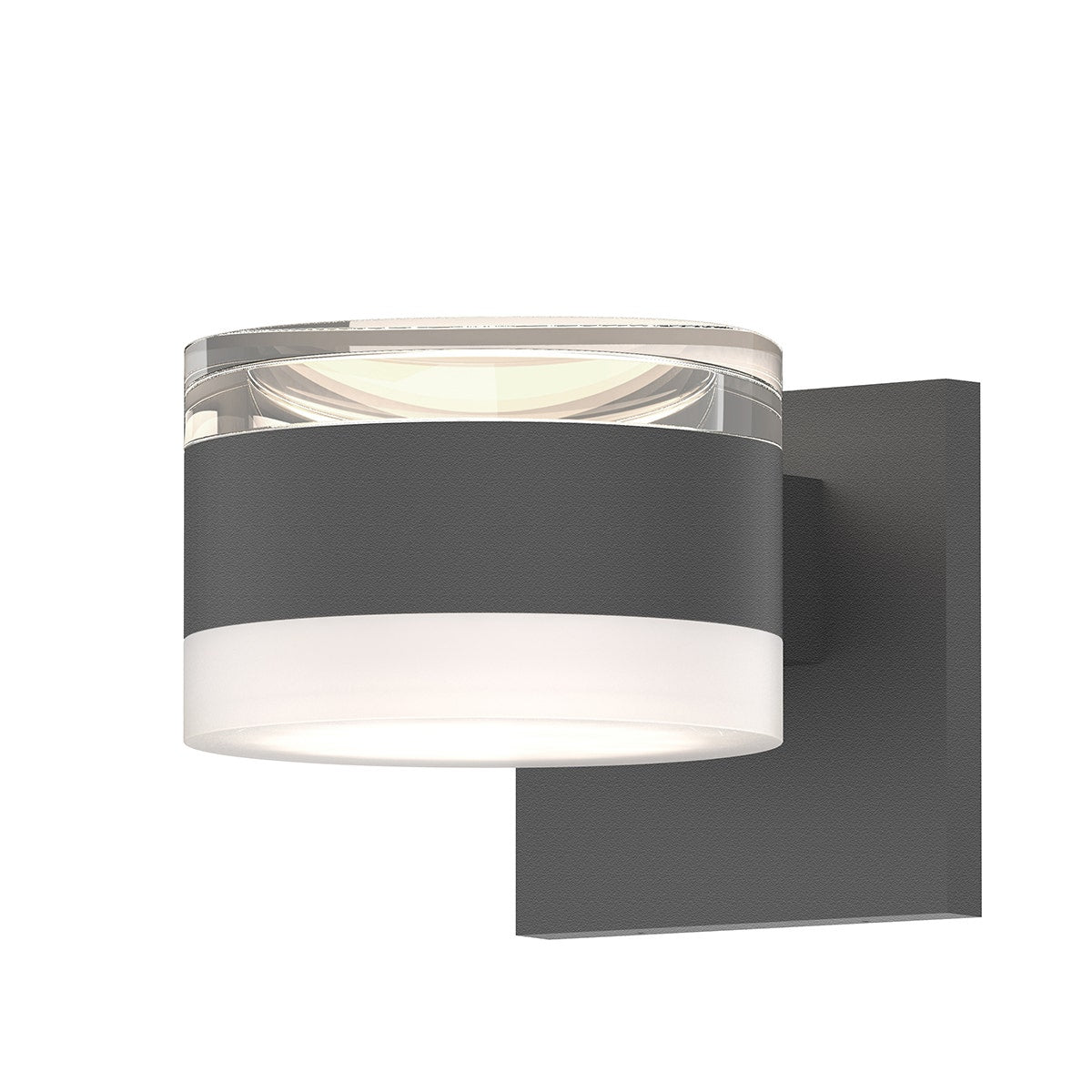 REALS Up/Down LED Sconce with Cylinder Lenses