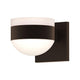REALS Up/Down LED Sconce with Cylinder Top and Dome Bottom