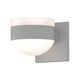 REALS Up/Down LED Sconce with Cylinder Top and Dome Bottom