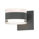 REALS Up/Down LED Sconce with Cylinder Lenses