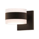 REALS Up/Down LED Sconce with Cylinder Lenses