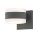 REALS Up/Down LED Sconce with Cylinder Lenses
