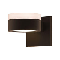 REALS Up/Down LED Sconce with Cylinder Top and Plate Bottom
