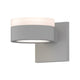 REALS Up/Down LED Sconce with Cylinder Top and Plate Bottom