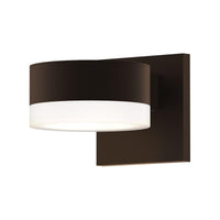 REALS Up/Down LED Sconce with Plate Top and Cylinder Bottom