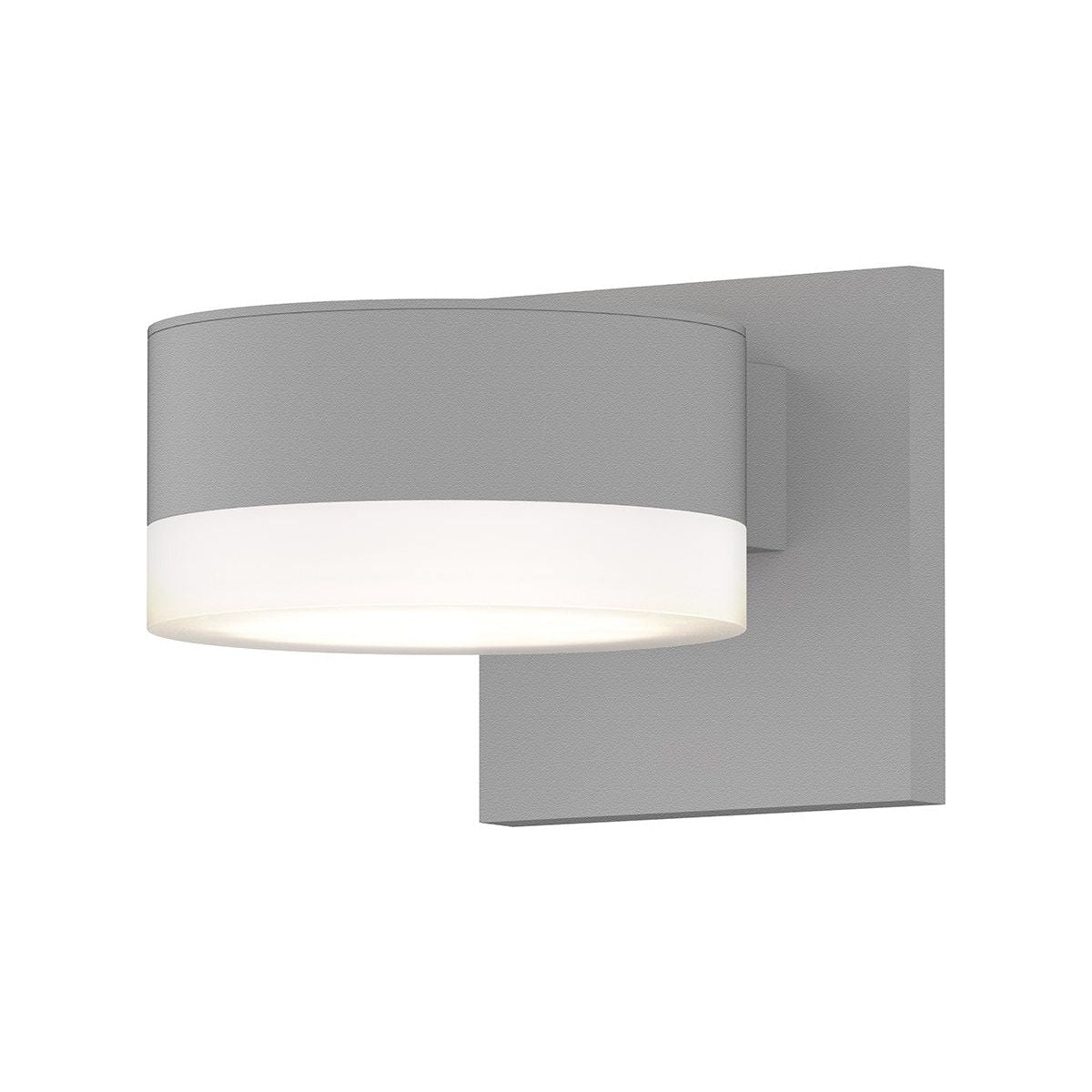 REALS Up/Down LED Sconce with Plate Top and Cylinder Bottom