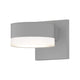 REALS Up/Down LED Sconce with Plate Top and Cylinder Bottom