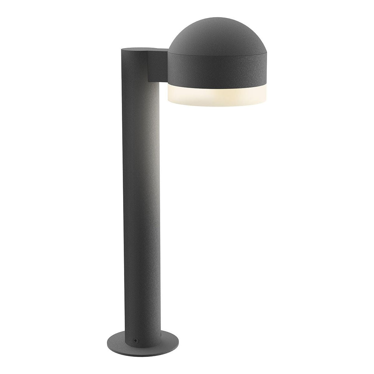 REALS 16" LED Bollard with Dome Cap and Cylinder Lens