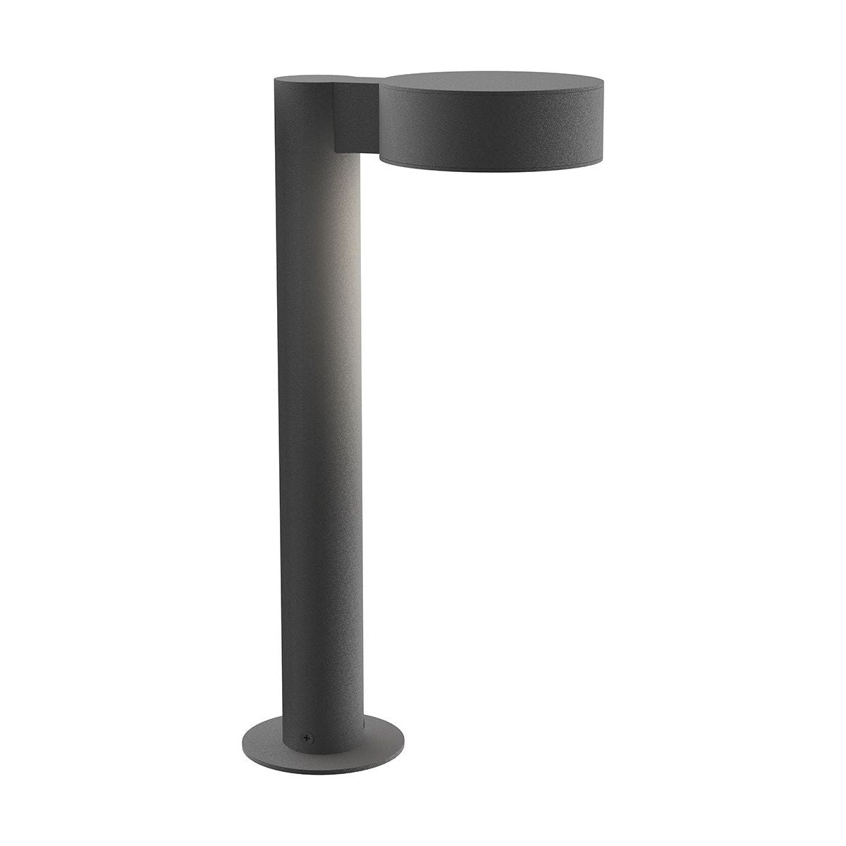 REALS 16" LED Bollard with Plate Cap and Plate Lens