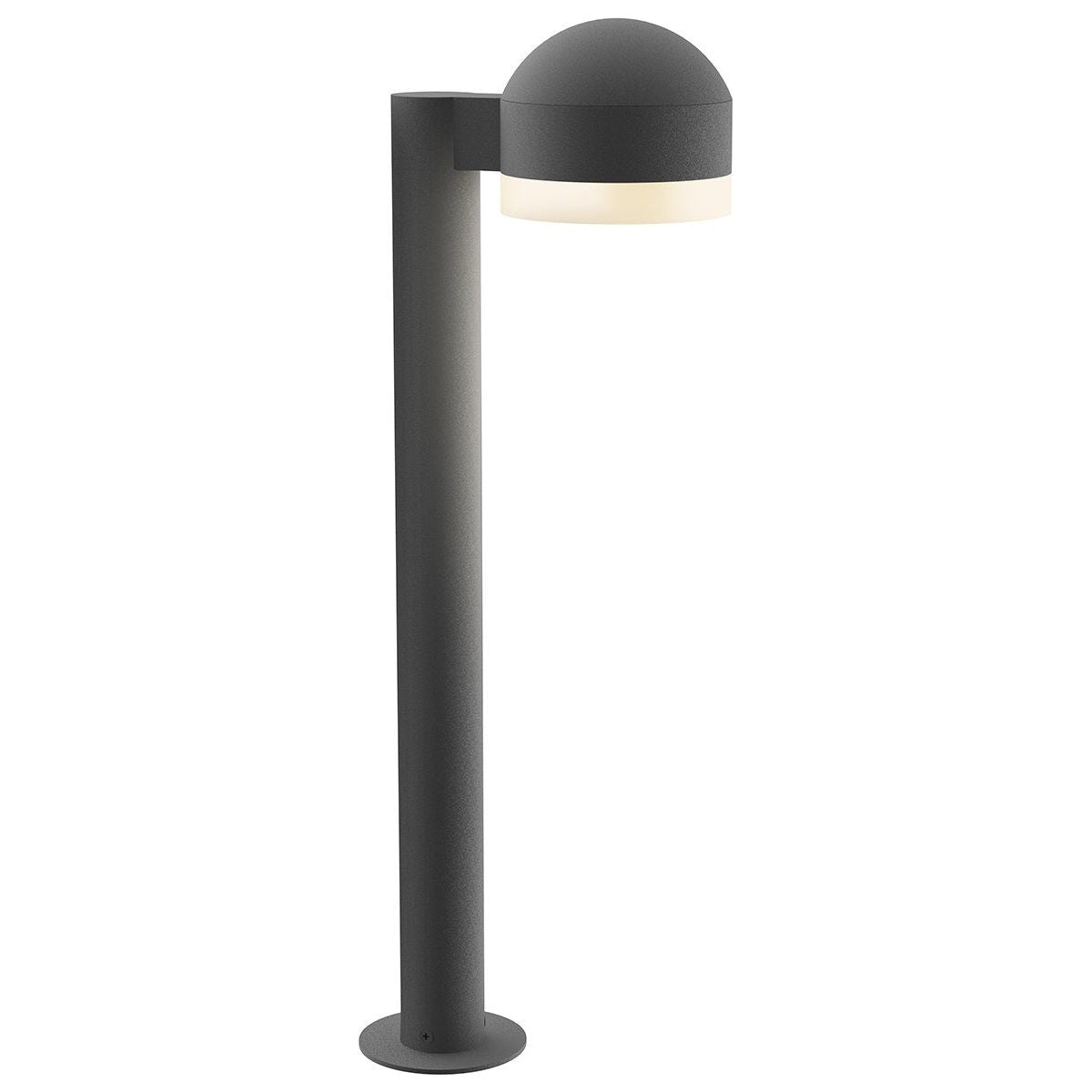 REALS 22" LED Bollard with Dome Cap and Cylinder Lens