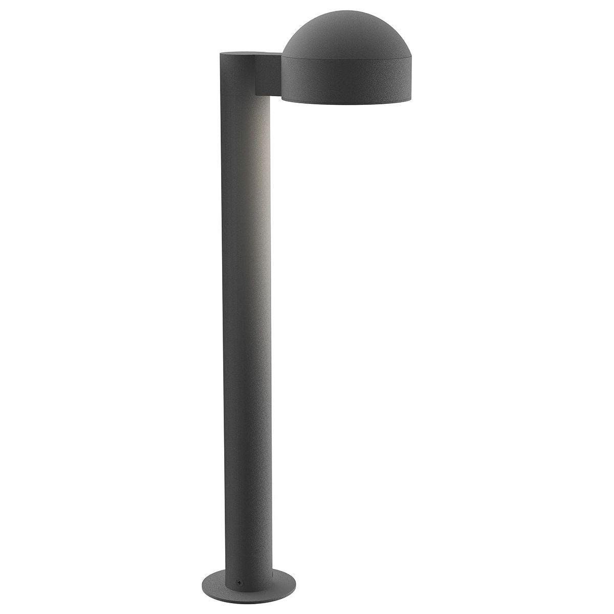 REALS 22" LED Bollard with Dome Cap and Plate Lens