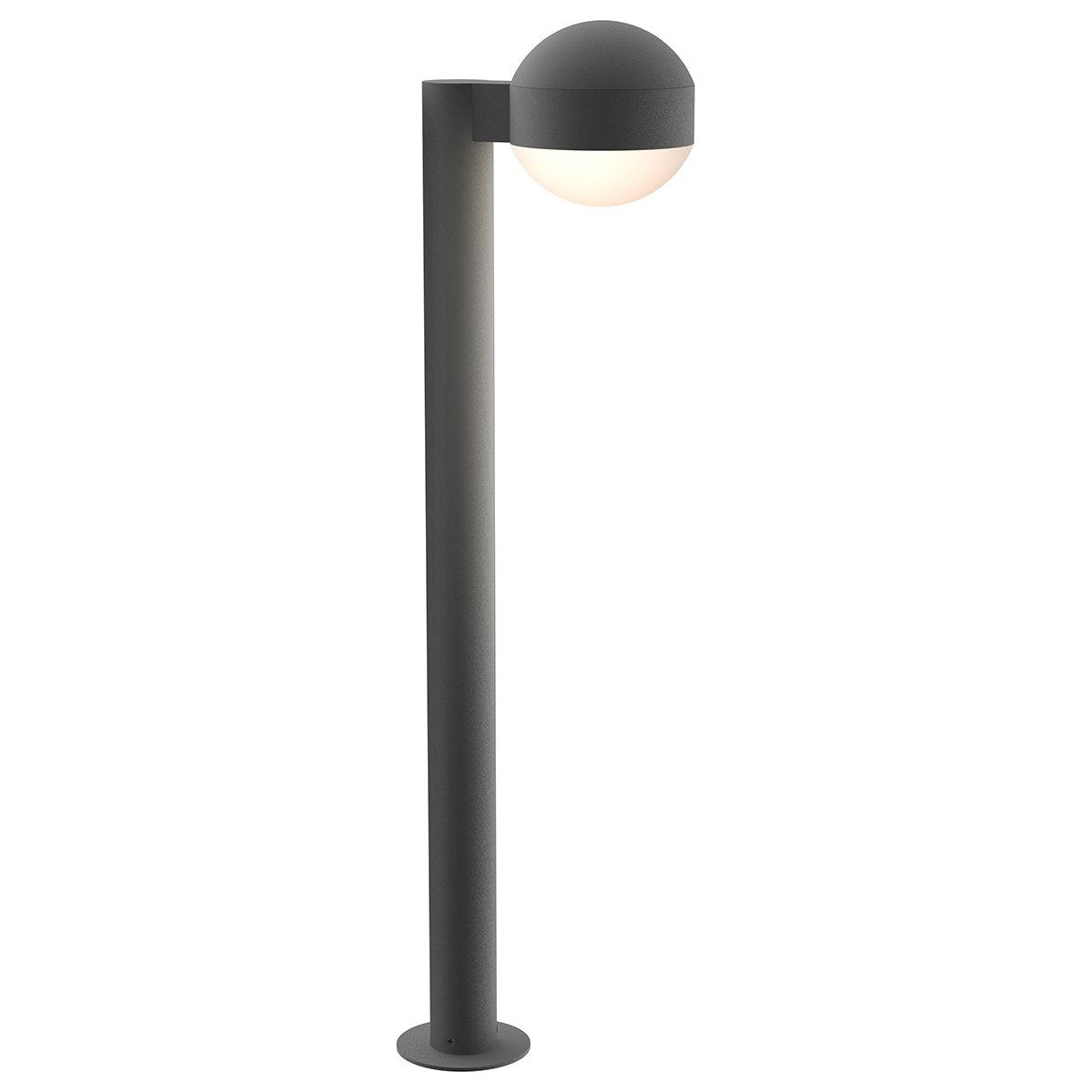 REALS 28" LED Bollard with Dome Cap and Dome Lens