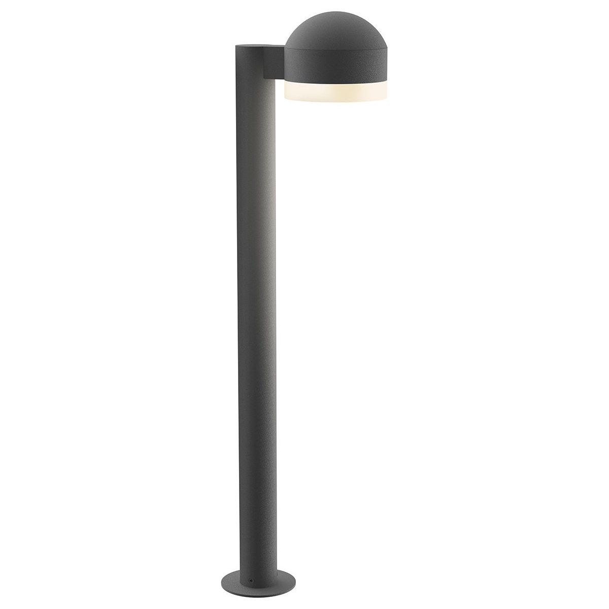 REALS 28" LED Bollard with Dome Cap and Cylinder Lens