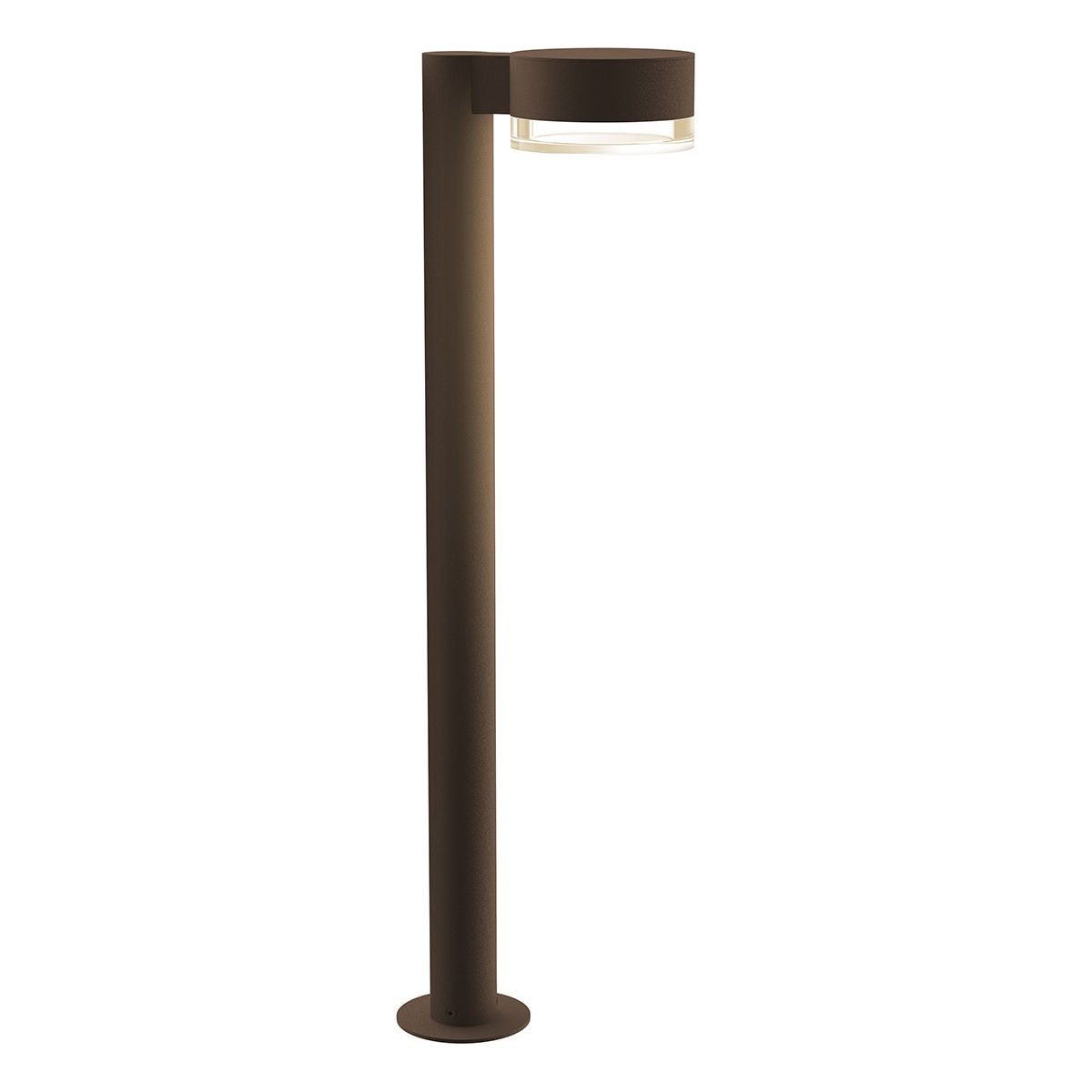 REALS 28" LED Bollard with Plate Cap and Cylinder Lens