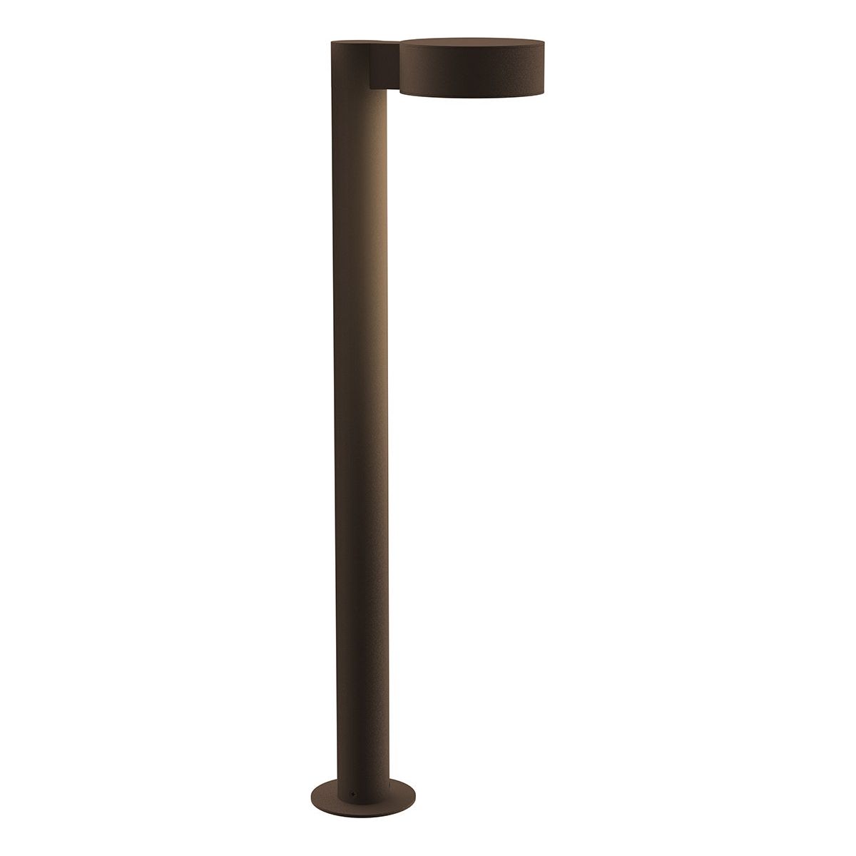REALS 28" LED Bollard with Plate Cap and Plate Lens