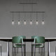 Suspenders 48" 2-Tier Linear with Crystal Teardrop Luminaires