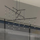 Suspenders 48" 4-Tier Tri-Bar with Crystal Ladder Light Luminaires