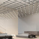 Suspenders 8' Square Gridscape with Monoline Domed Ball Pendants