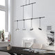 Suspenders 48" 2-Tier Linear with Light Guide Disk Luminaires