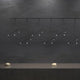 Suspenders 96" 1-Tier Linear with 9" Branch Luminaires + 18" Branch Luminaires