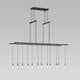 Suspenders 48" 2-Tier Tandem with Monoline Etched Cylinder Pendants