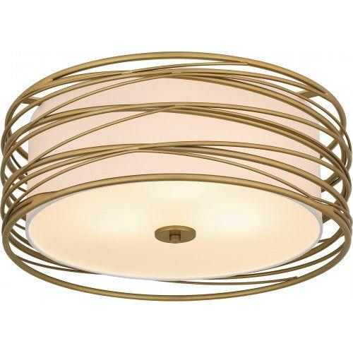 Spiral 3-Light Semi Flush Mount