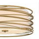 Spiral 3-Light Semi Flush Mount