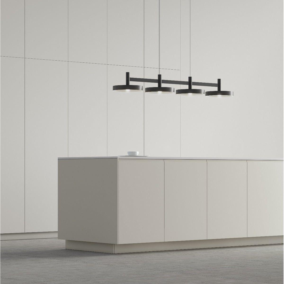 Systema Staccato 5-Light Linear Pendant with Pan Shades