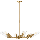 Visual Comfort Studio Collection - Mezzo 6-Light Large Chandelier - Lights Canada