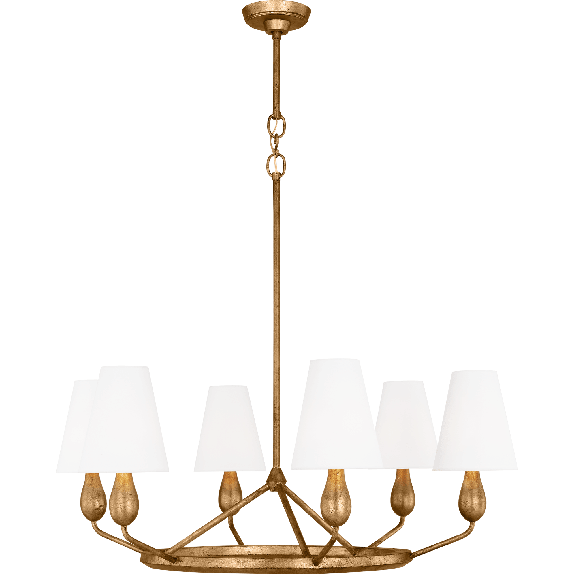 Visual Comfort Studio Collection - Ziba 6-Light Medium Chandelier - Lights Canada