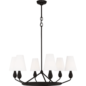 Visual Comfort Studio Collection - Ziba 6-Light Medium Chandelier - Lights Canada