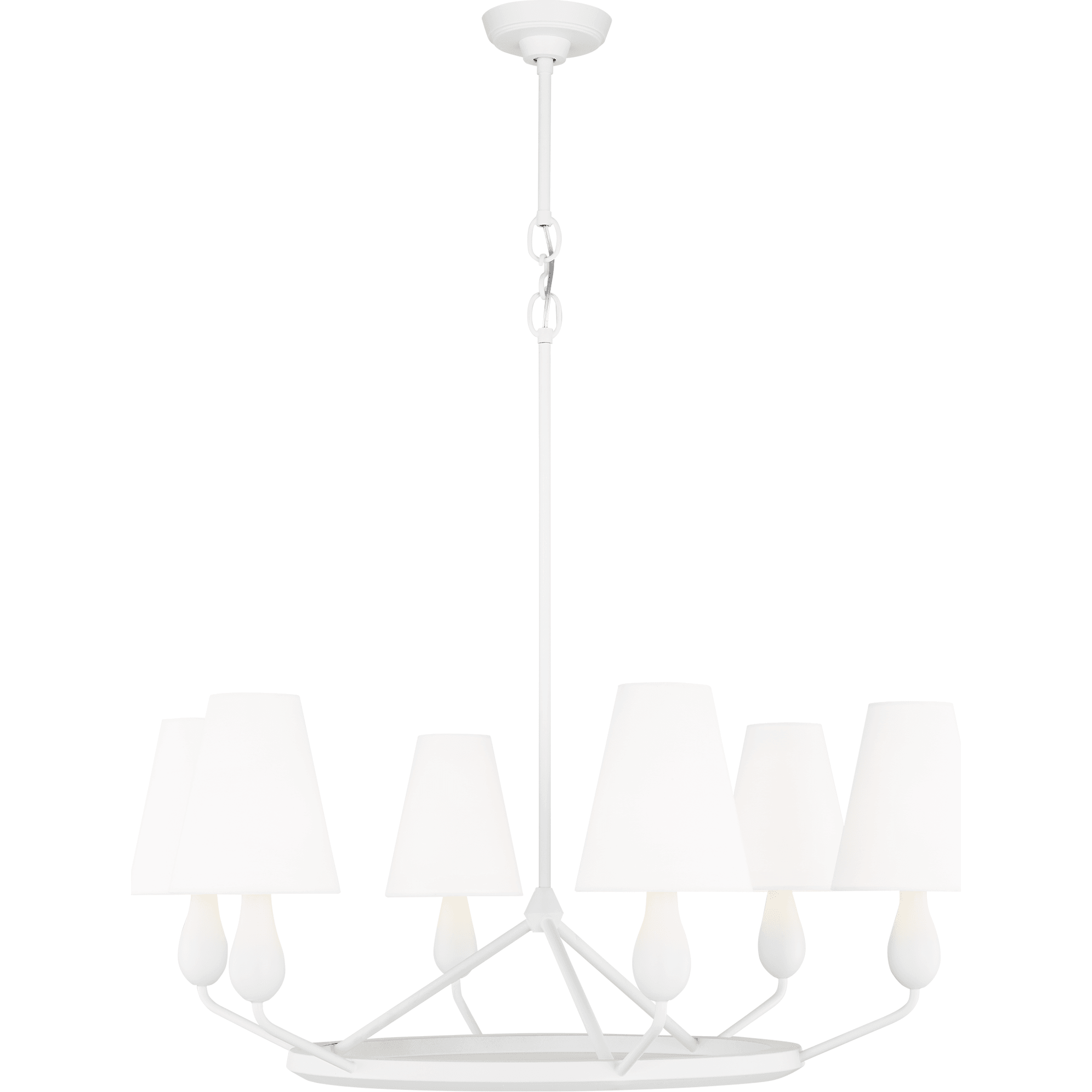 Visual Comfort Studio Collection - Ziba 6-Light Medium Chandelier - Lights Canada